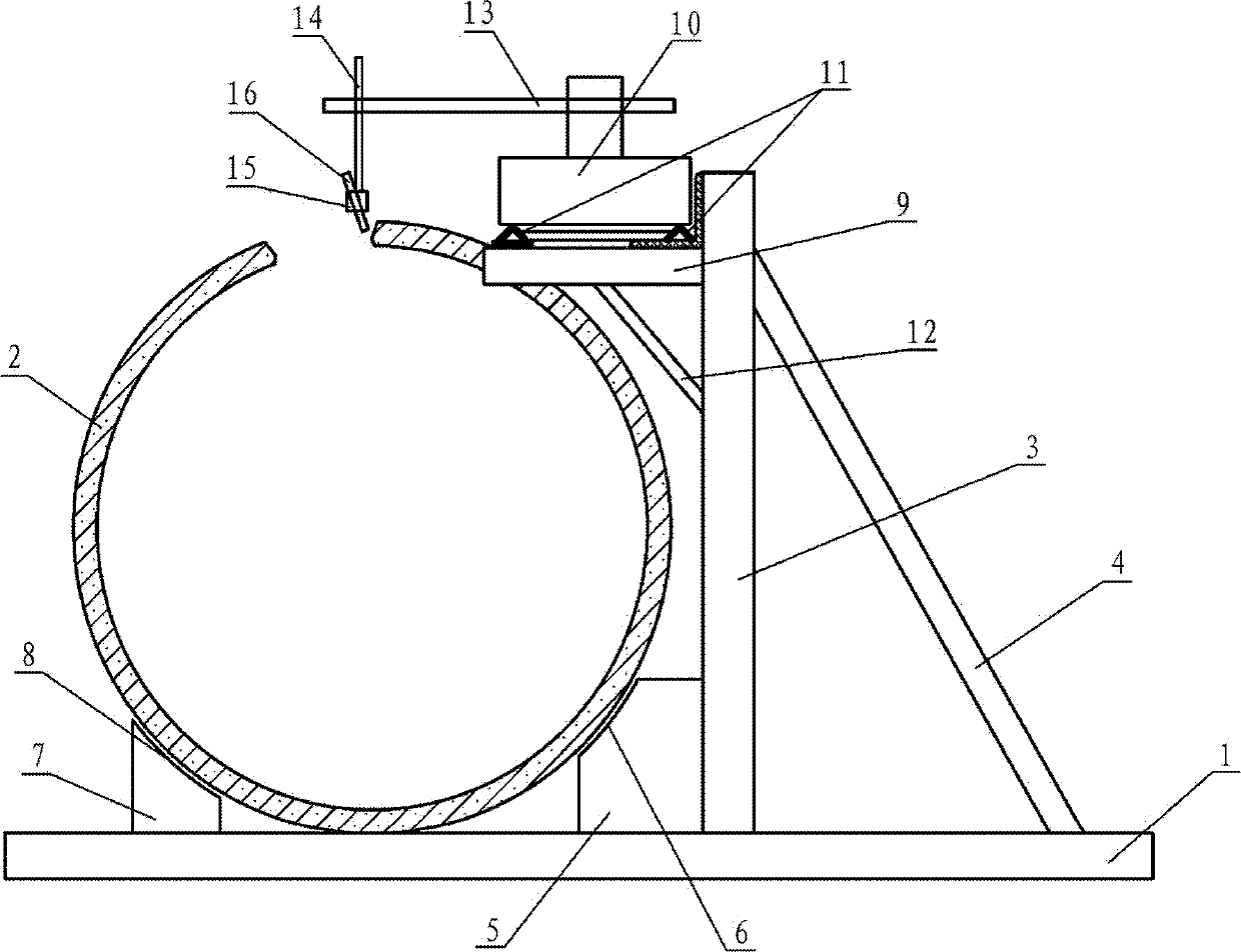 Bottom chord tube manufacturing process of girder of steel tube concrete truss beam bridge