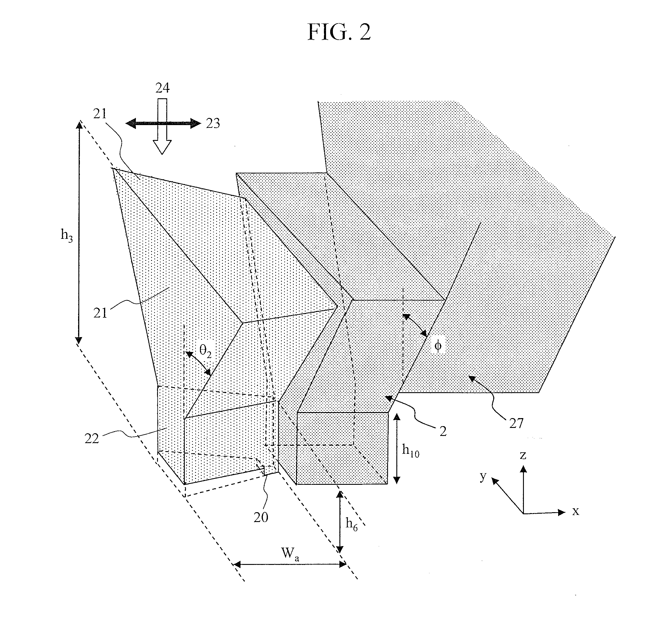 Head for thermal assisted magnetic recording device, and thermal assisted magnetic recording device