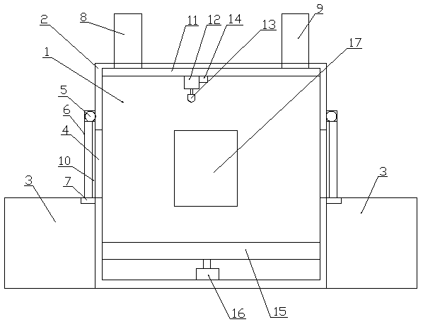 Noise-reducing closed house for robot stamping line