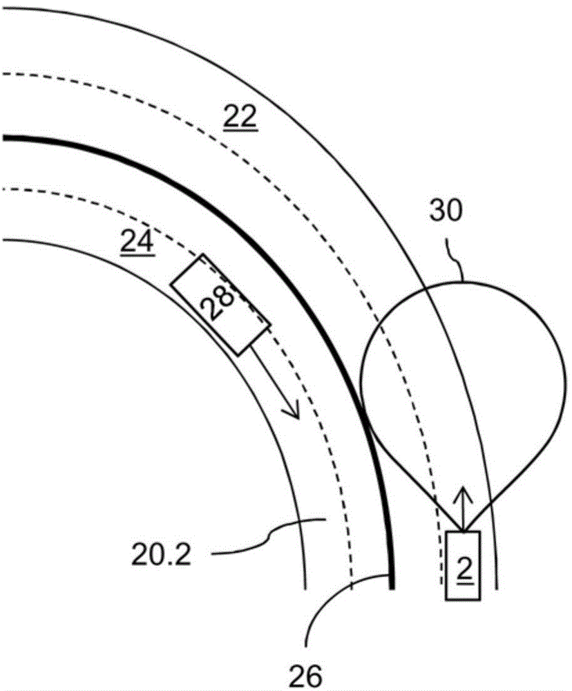 Operation method of motor vehicle head light, head light and motor vehicle