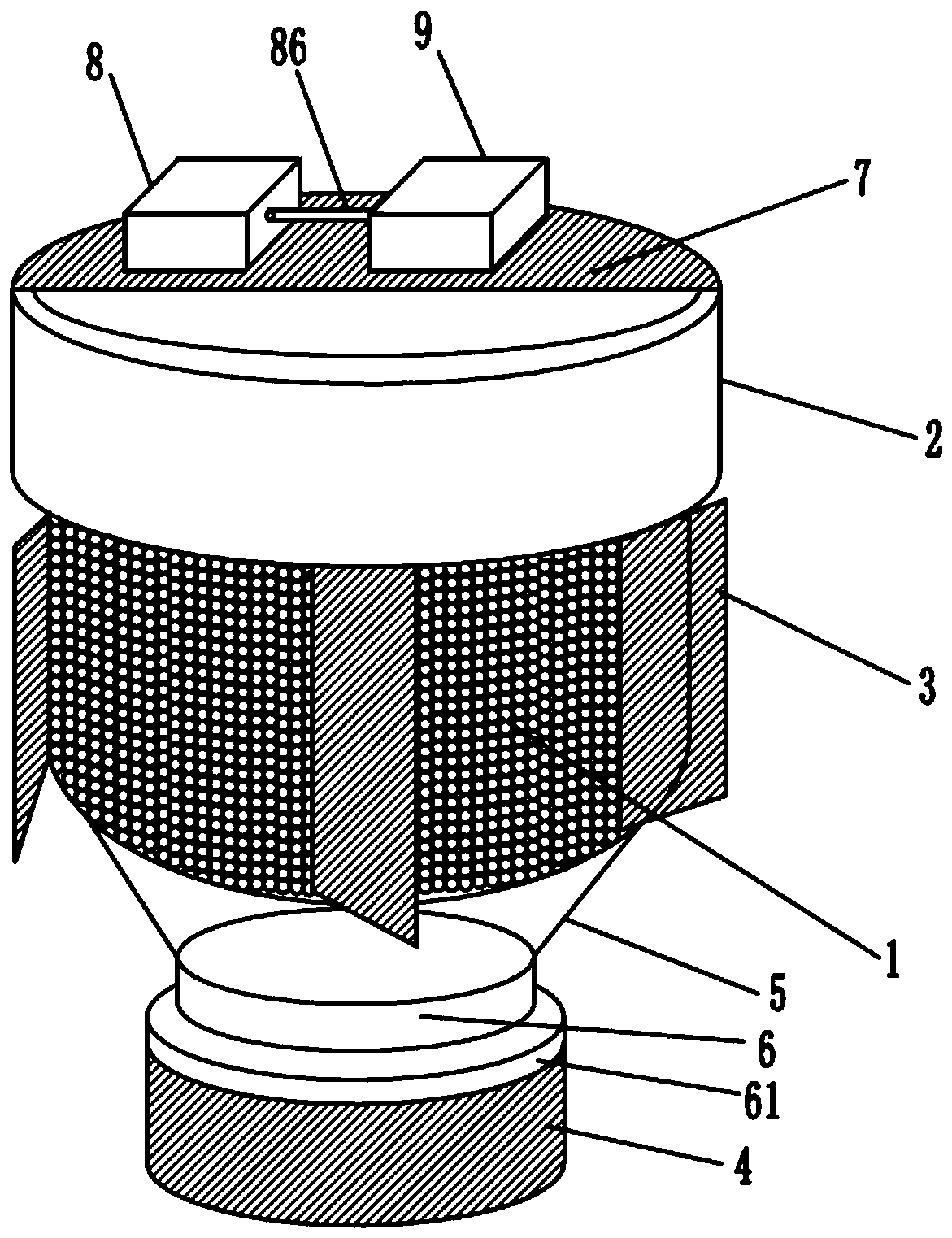 Self-floating type fry incubator