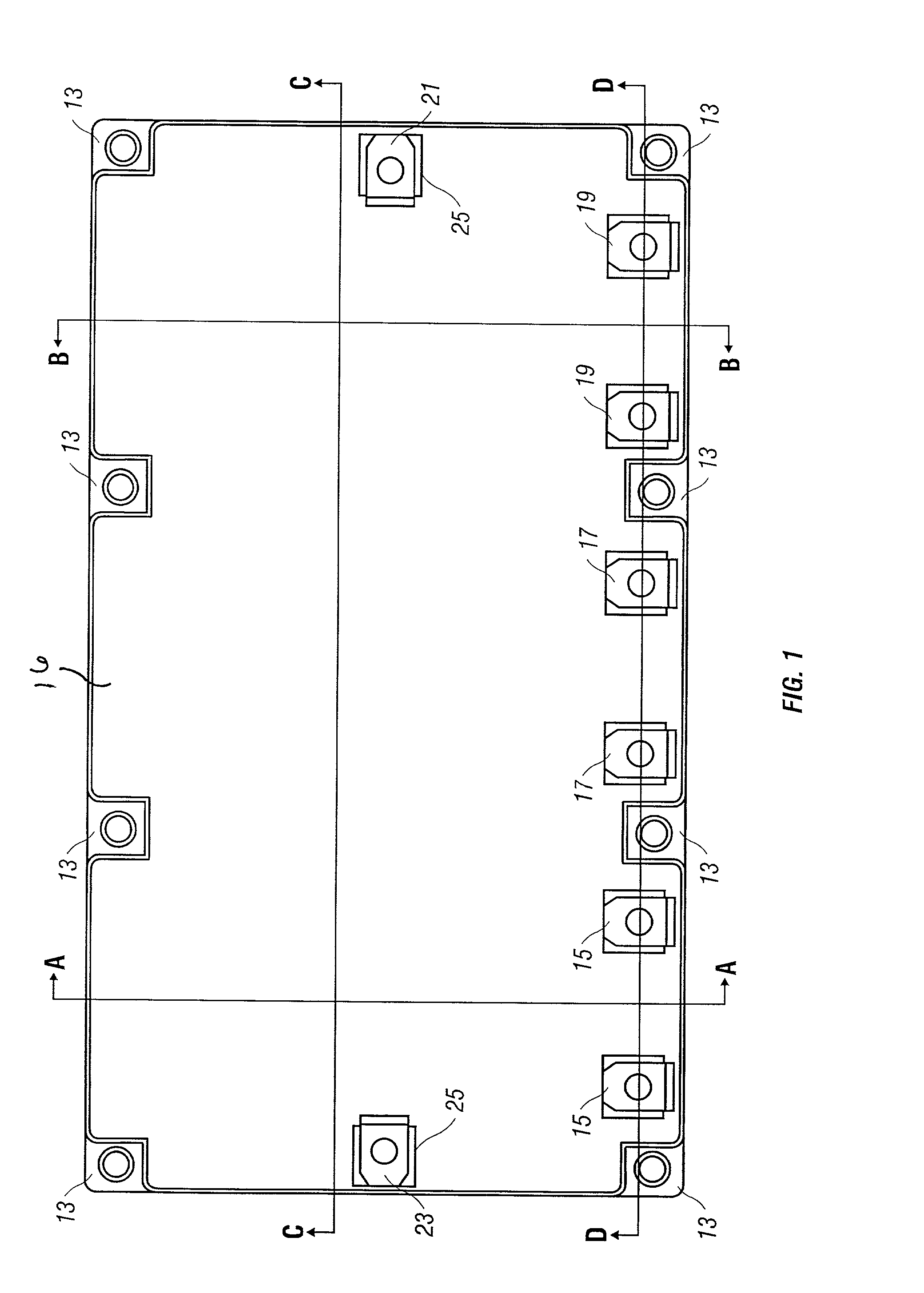 EMI reduction in power modules through the use of integrated capacitors on the substrate level