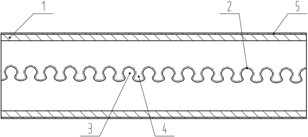 Riveting type joint seam steel pipe