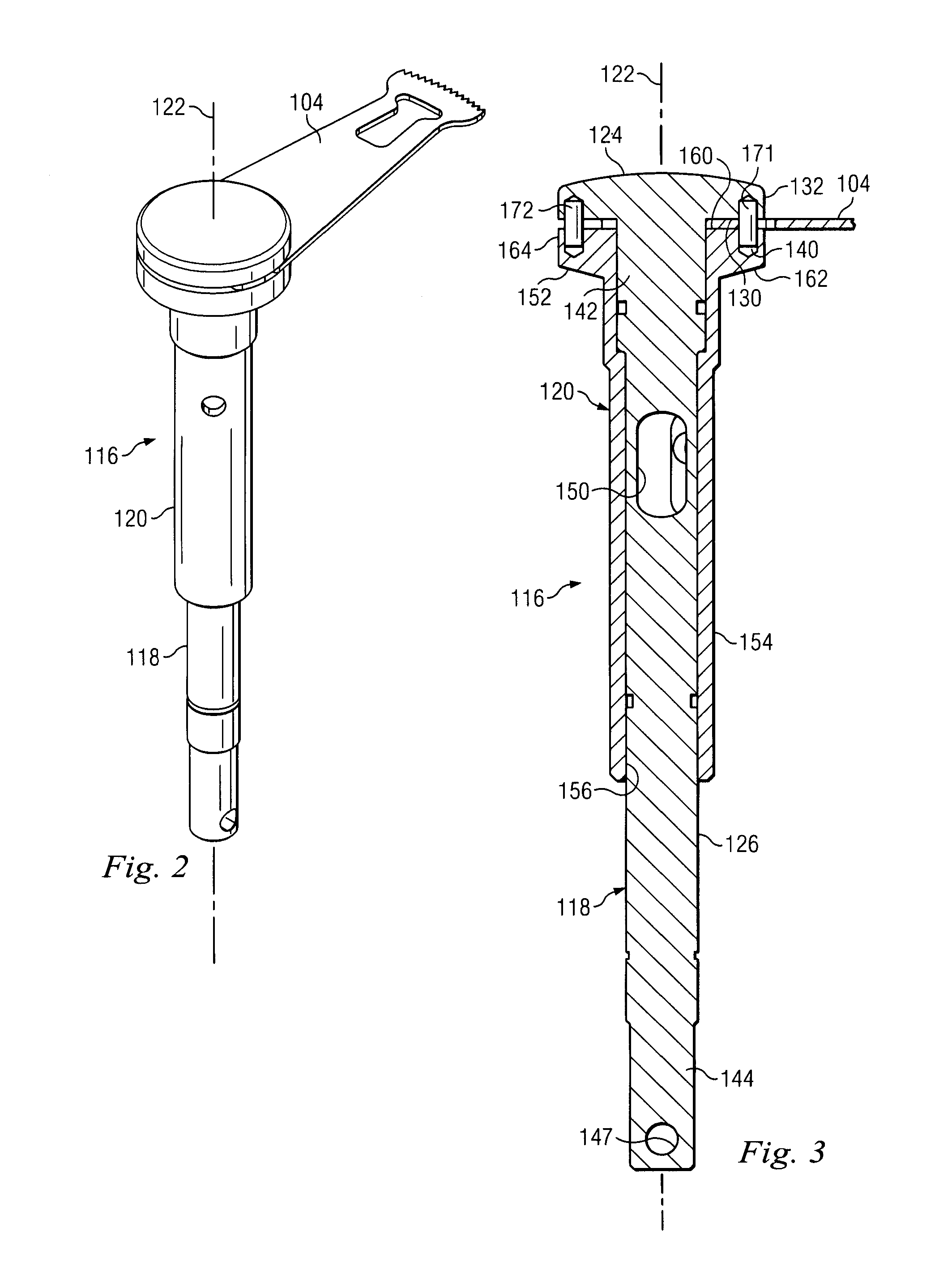 Deflectable finger connection feature on surgical saw blade