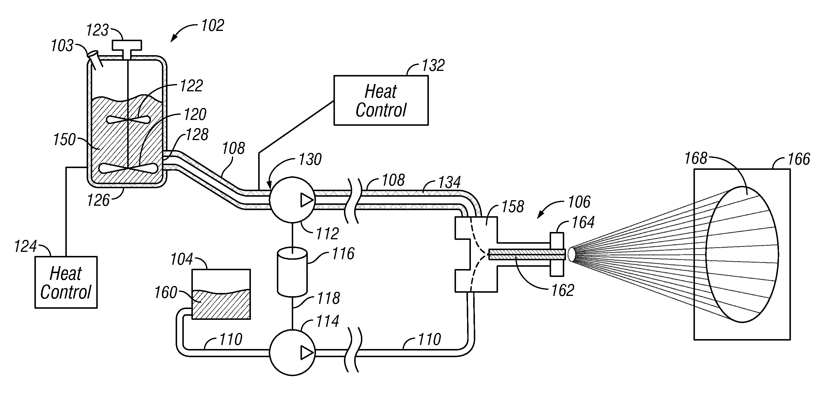 Systems and methods for processing and despensing filled multi-component material