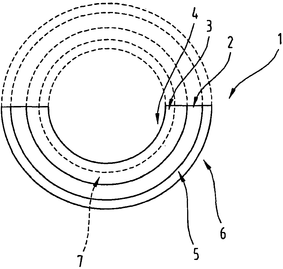 Multi-layer plain bearing having an anti-fretting layer