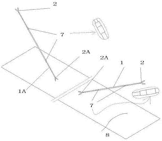 Multi-functional Fastening Diagonal Bracing for the Cable Beam of Farmland Vegetable Herringbone Frame