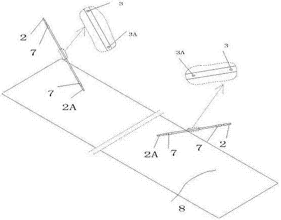 Multi-functional Fastening Diagonal Bracing for the Cable Beam of Farmland Vegetable Herringbone Frame