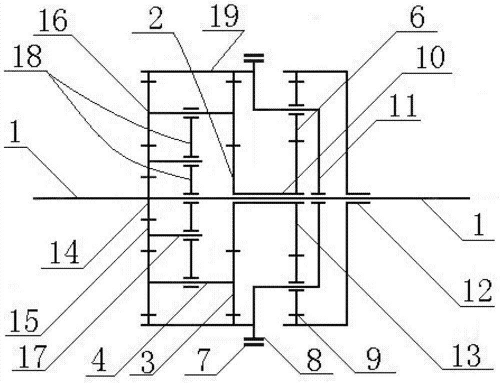 Balanced type infinitely variable transmission