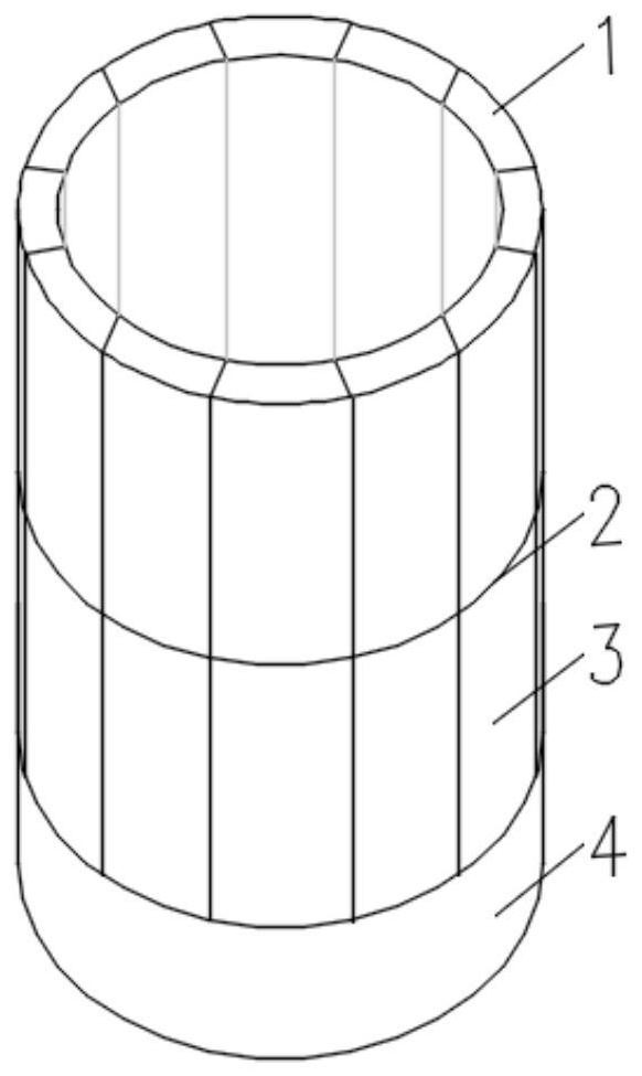 An assembled caisson structure and its installation method