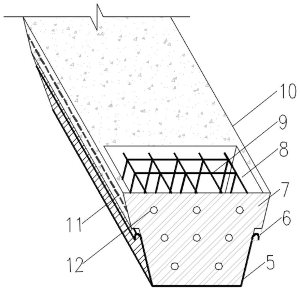 An assembled caisson structure and its installation method