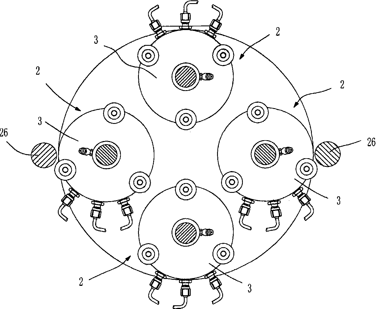 Improved type triaxial apparatus