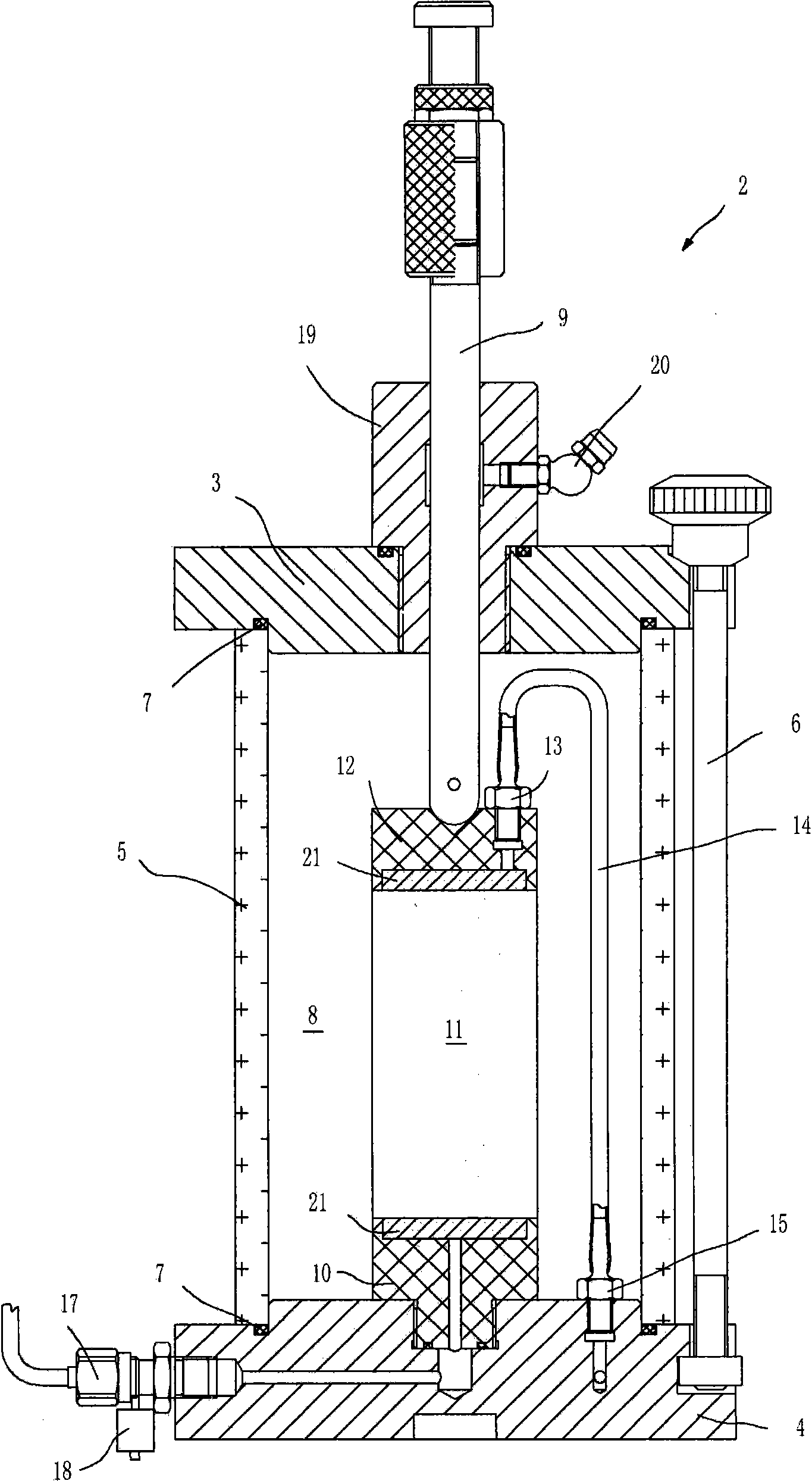 Improved type triaxial apparatus