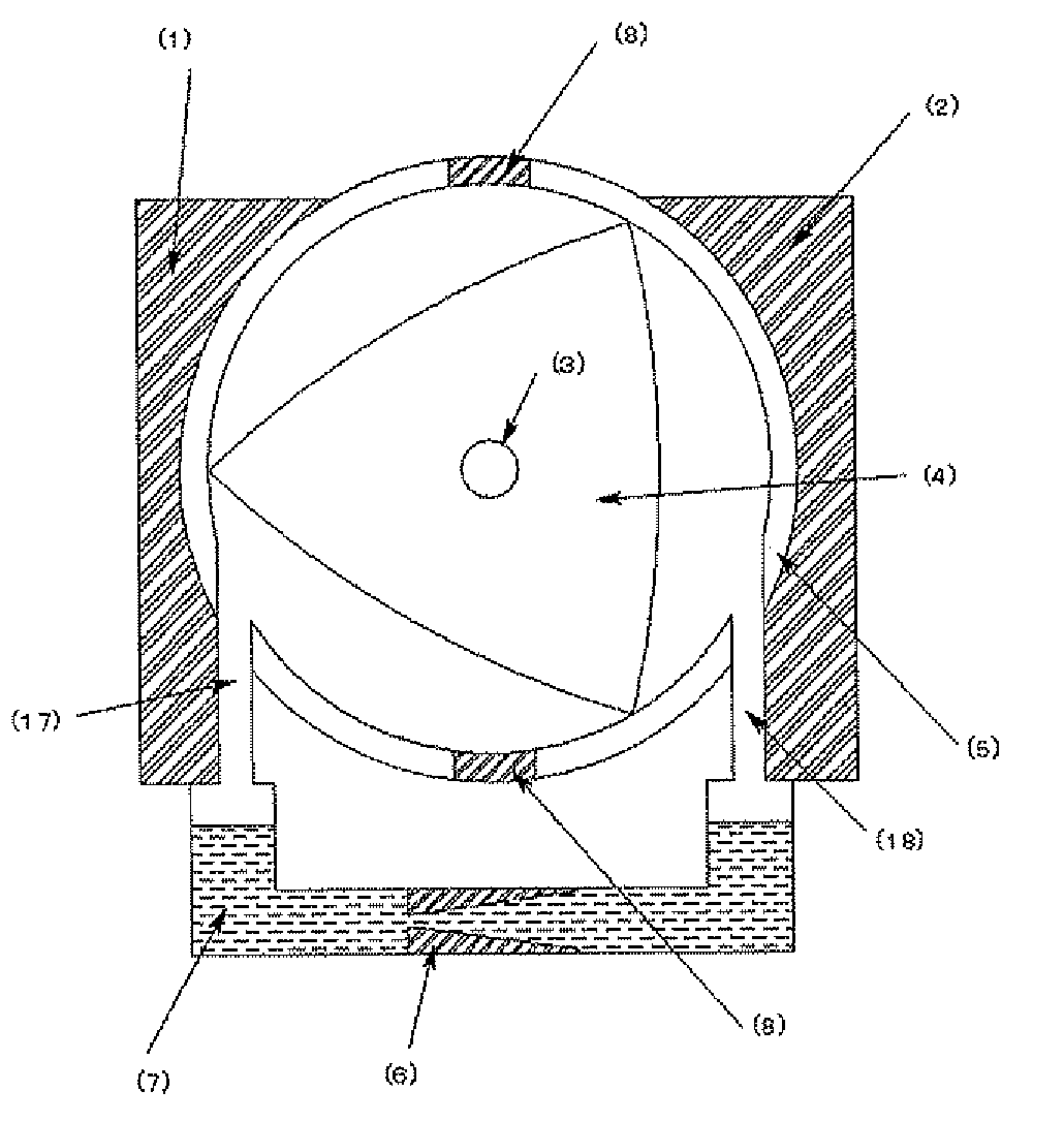 Rotary heat engine