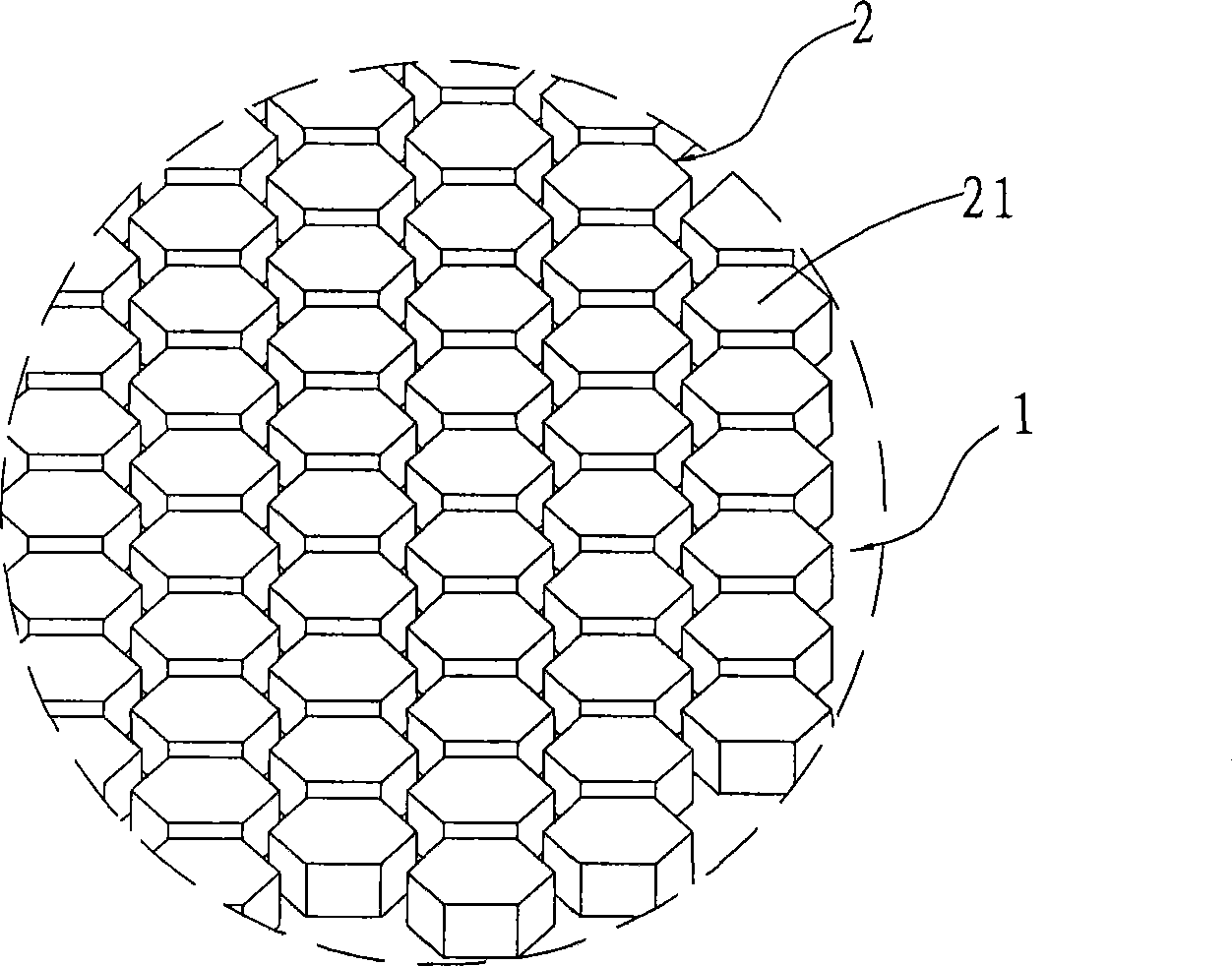 Air bubble pad pond cover and method for producing the same