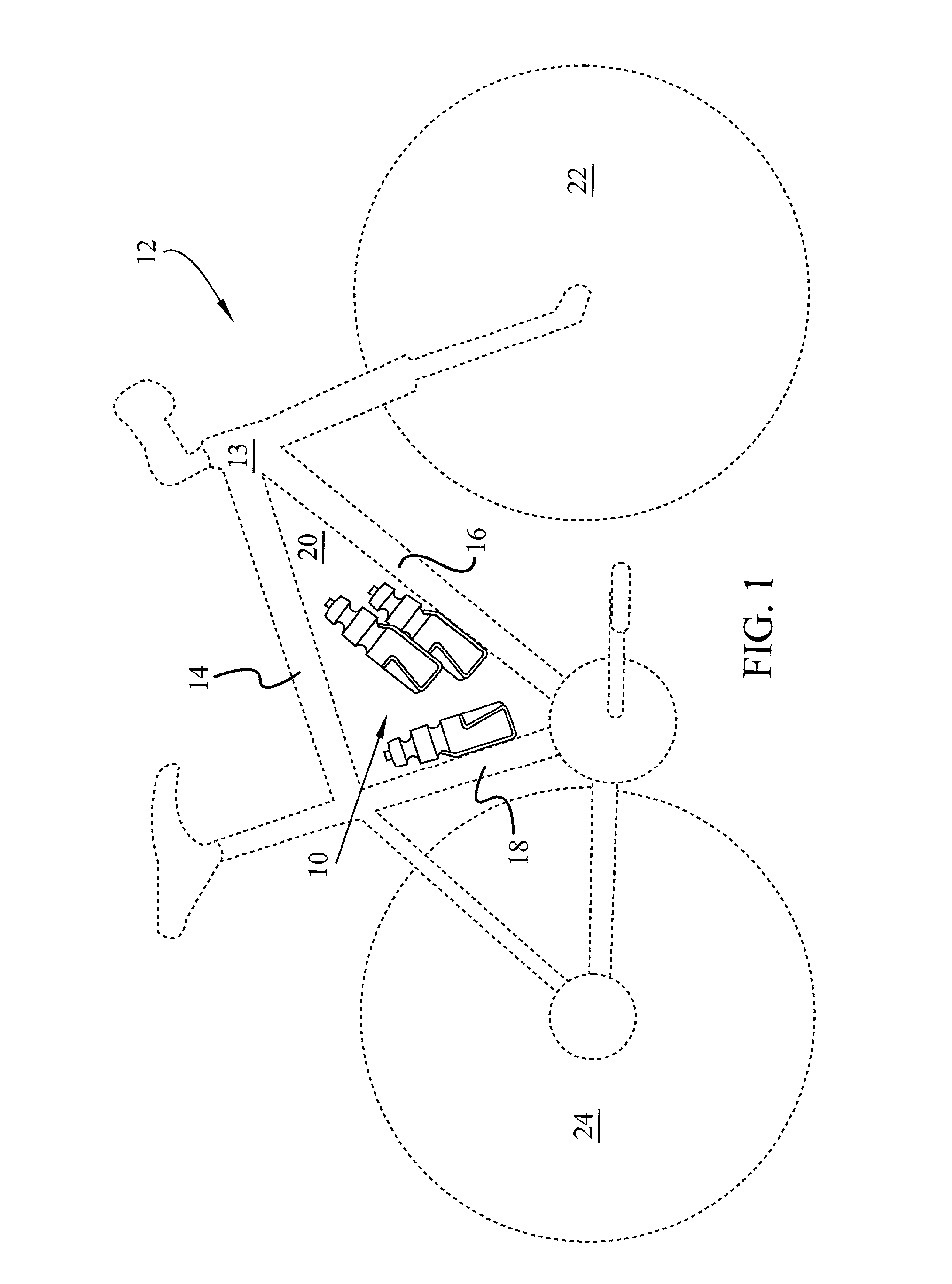 Bicycle-mounted accessory transport system