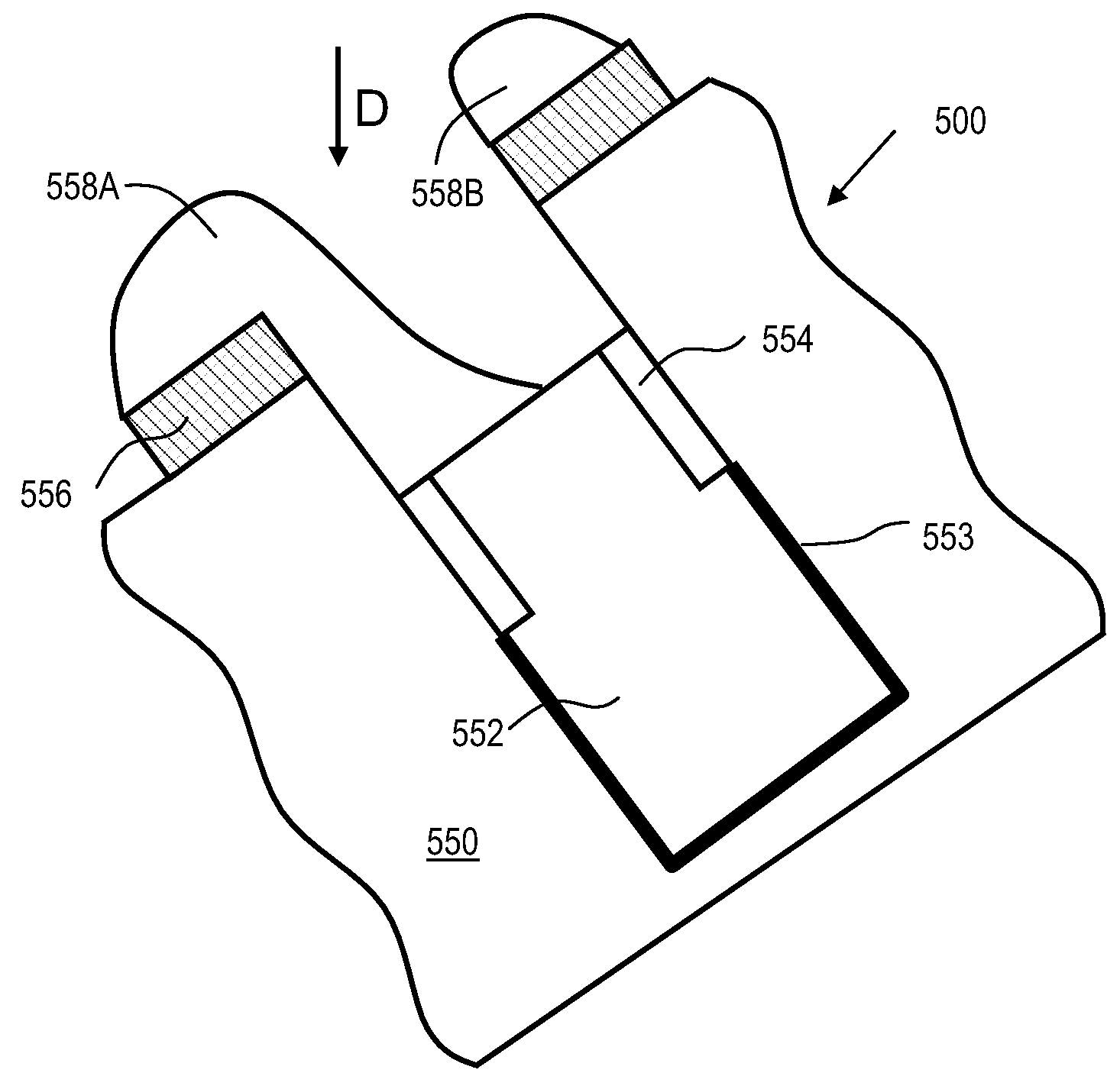 Method and apparatus for angular high density plasma chemical vapor deposition