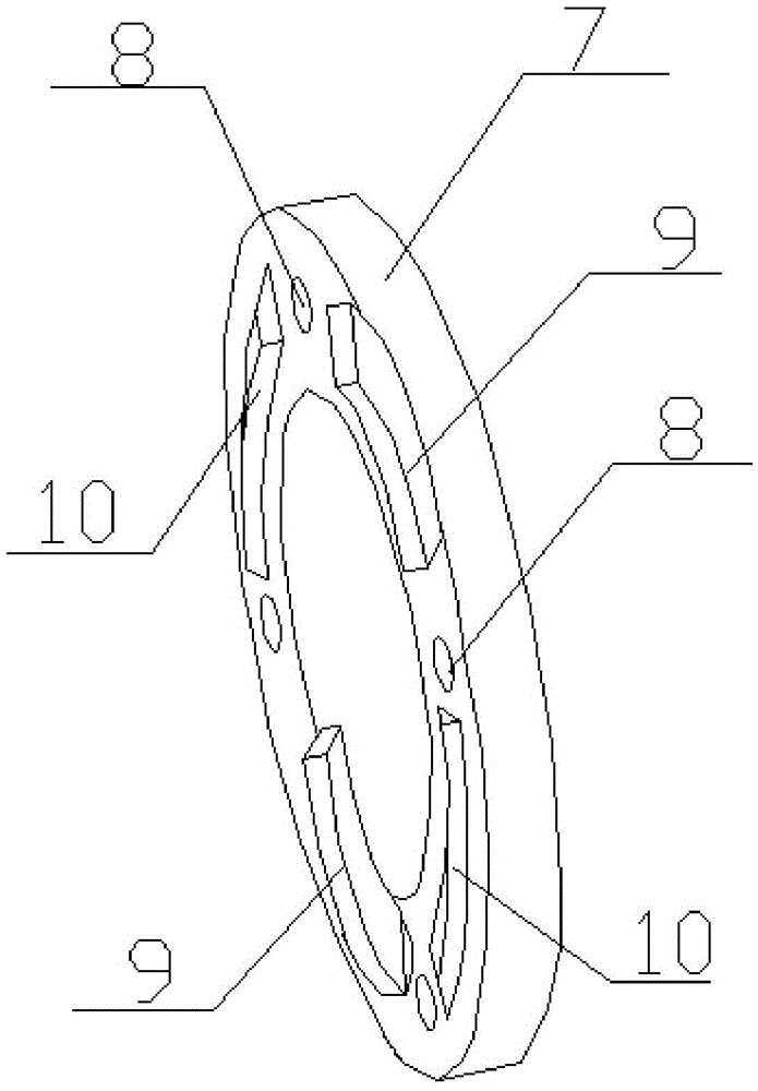 Process for casting seal rainproof complex flanges