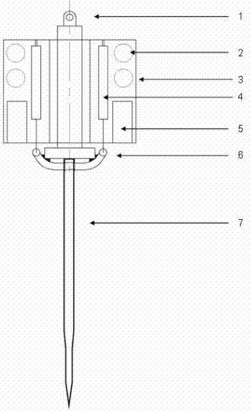 Submarine sediment interstitial water in-situ acquisition system