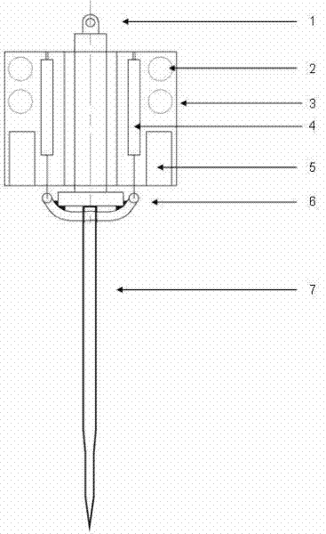 Submarine sediment interstitial water in-situ acquisition system