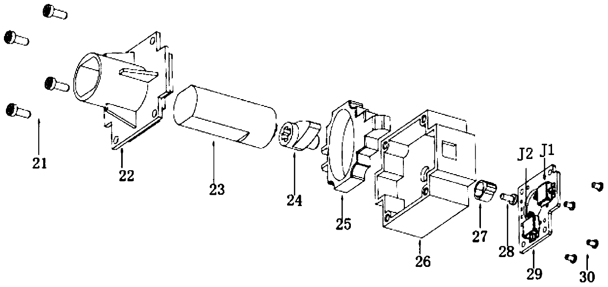 Speed reducing motor locking mechanism and shared charge pal renting machine cabinet