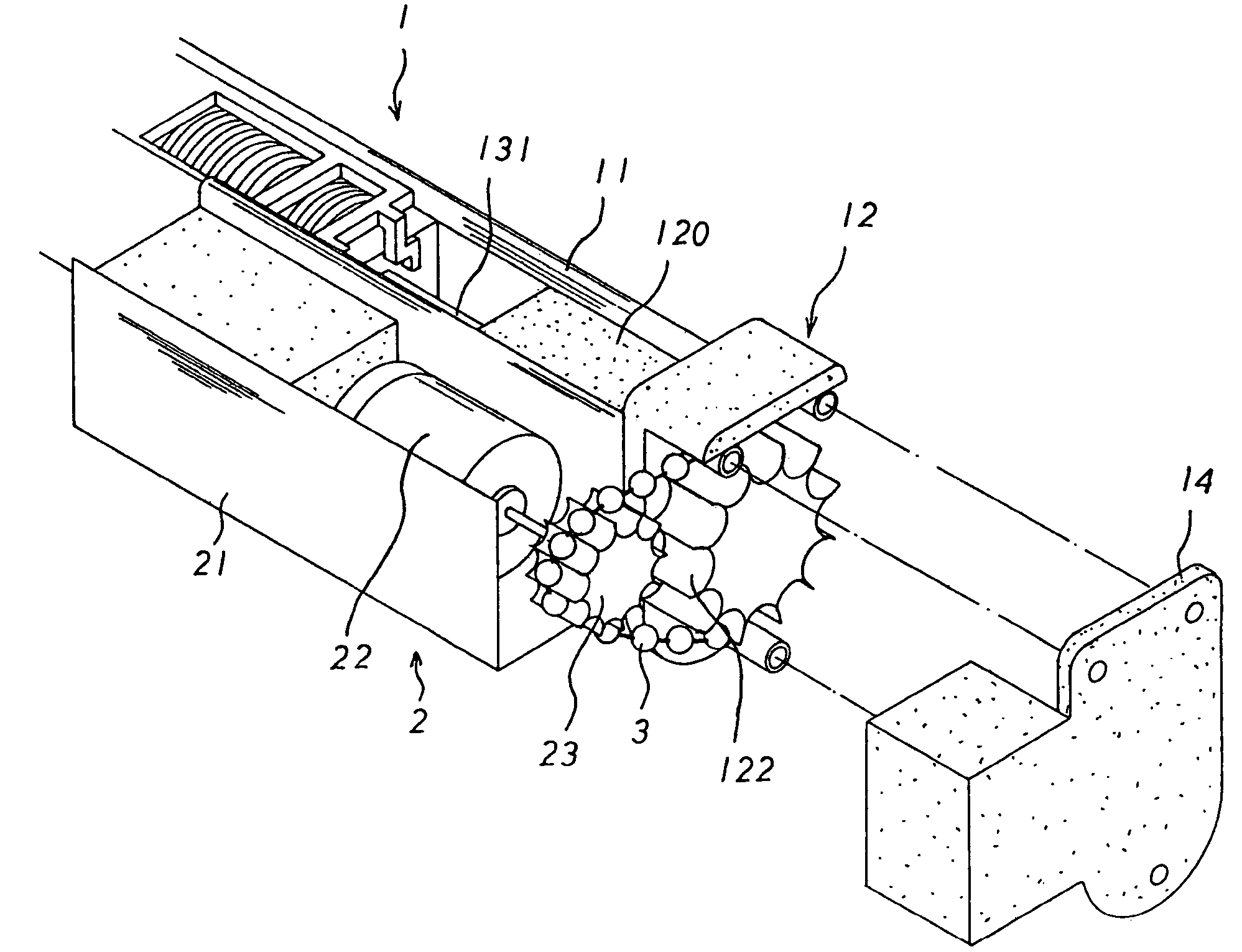 Venetian blind having a motorized drive mechanism