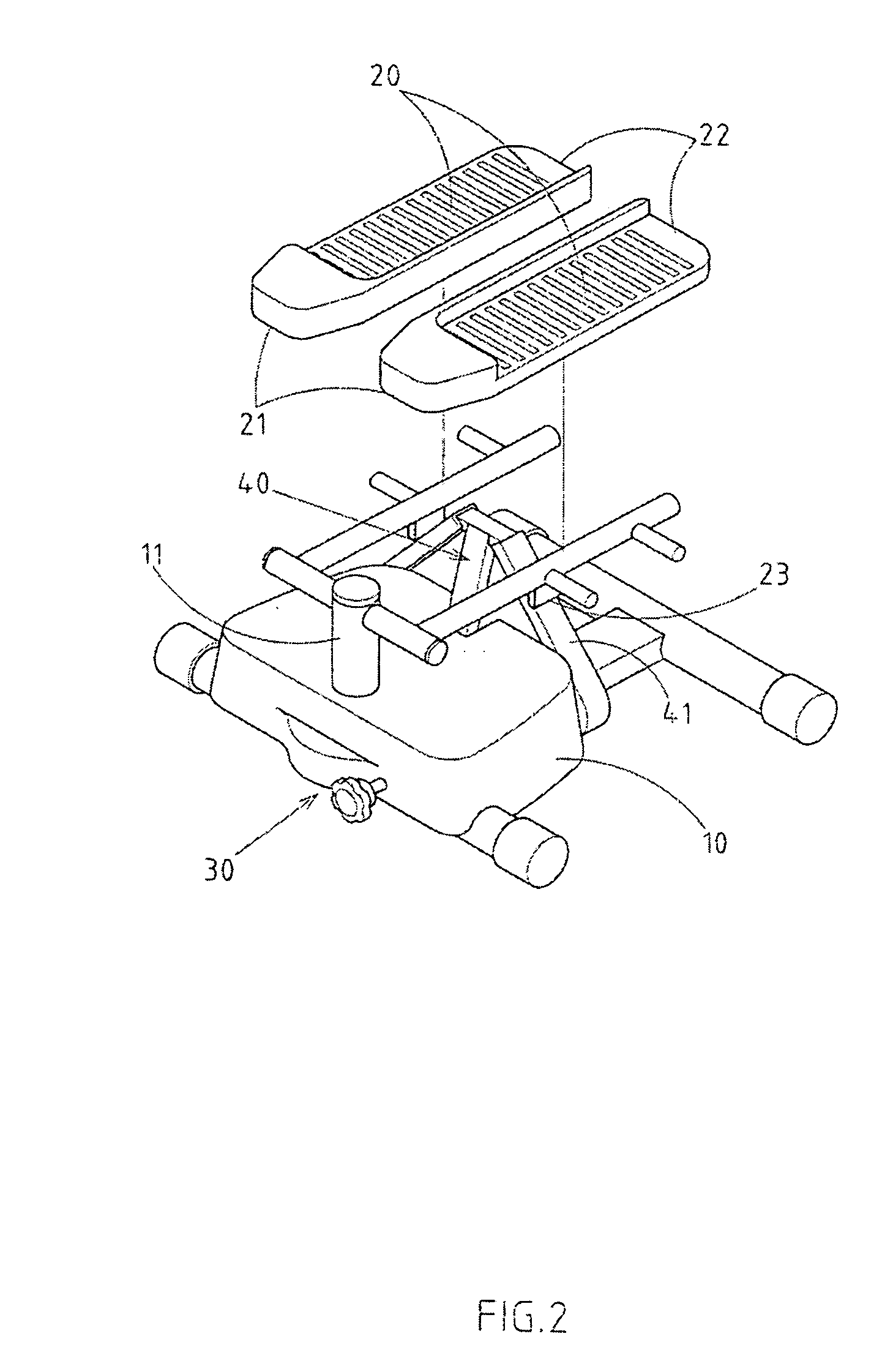 Structure of stepper