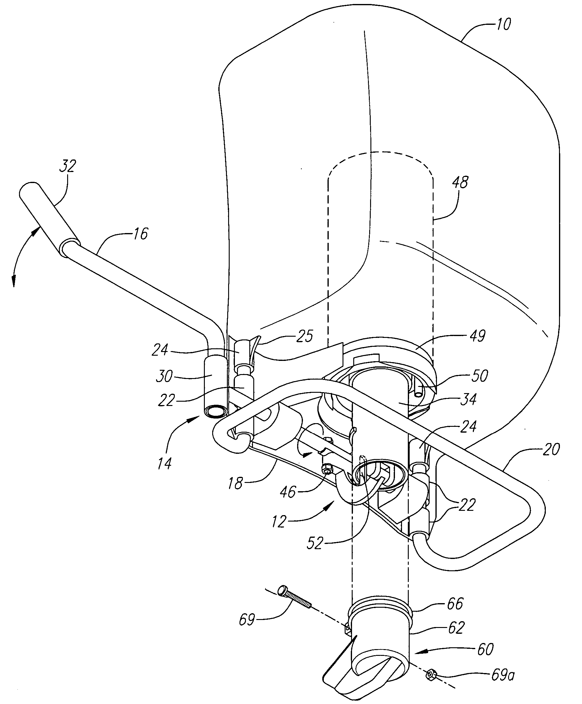 Backpack sprayer