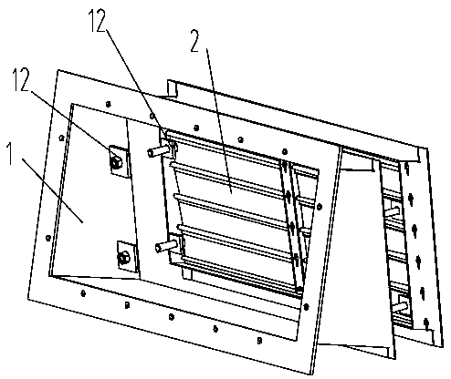 Internal combustion locomotive exhausting louver