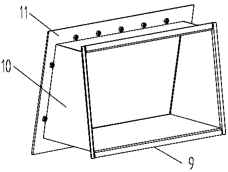 Internal combustion locomotive exhausting louver