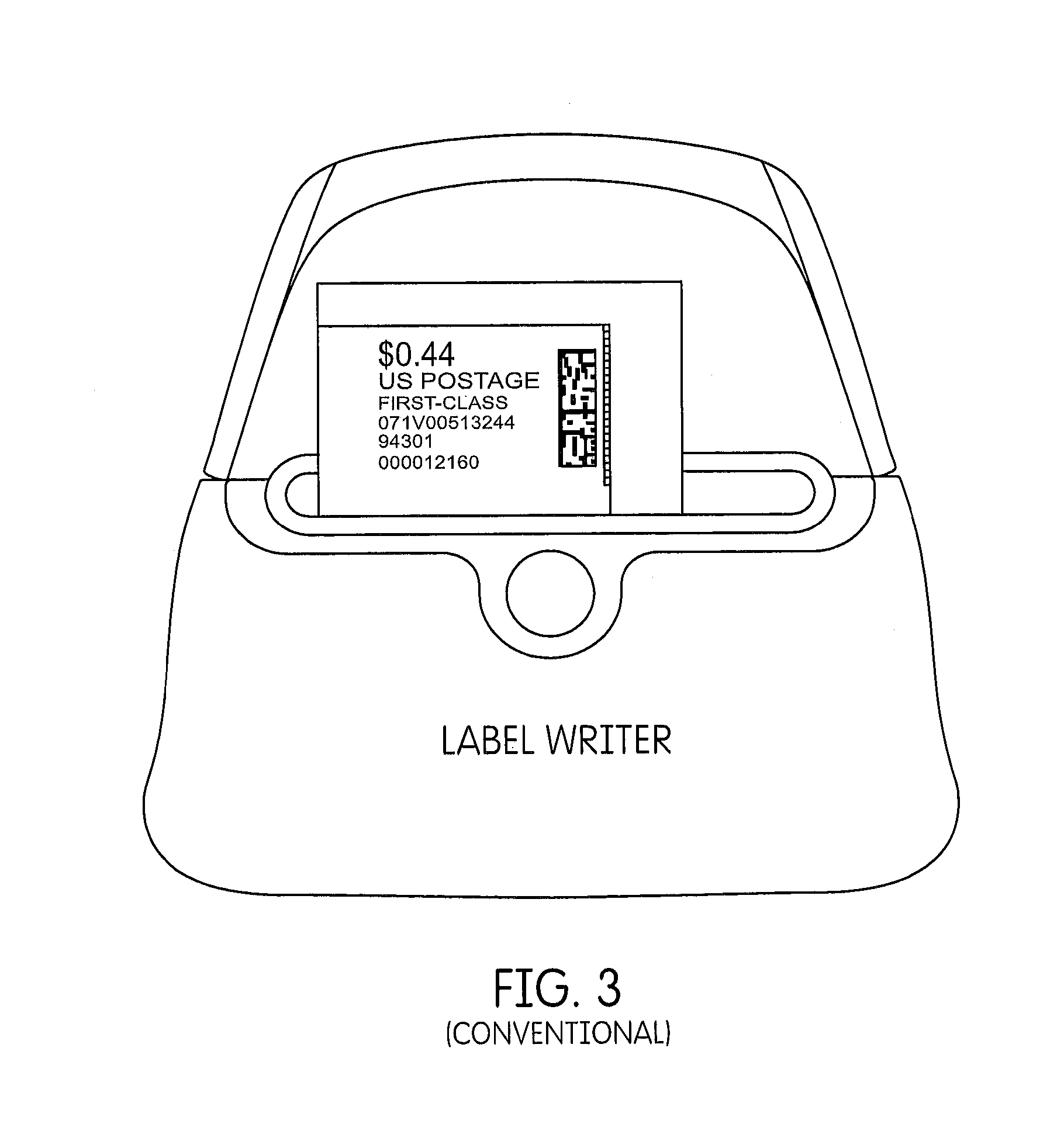 High volume serialized postage at an automated teller machine or other kiosk