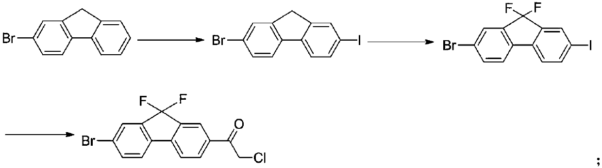 Preparation method of key intermediate of anti-hepatitis C drug ledipasvir