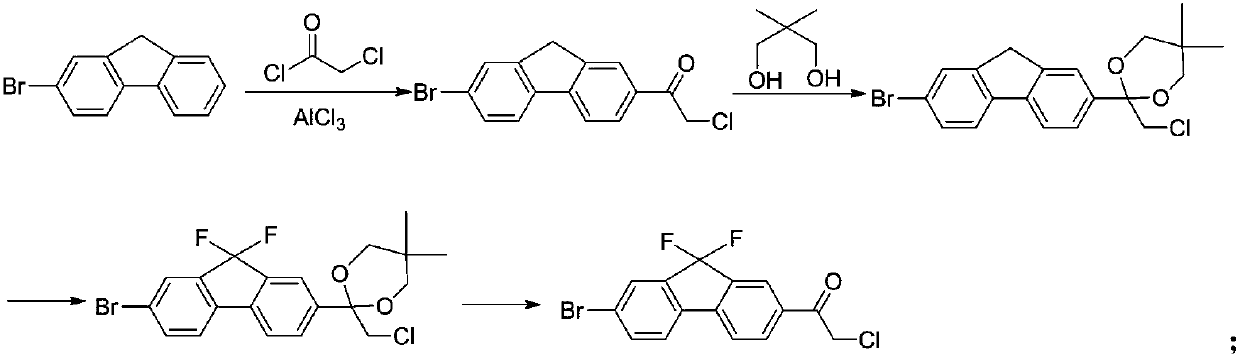 Preparation method of key intermediate of anti-hepatitis C drug ledipasvir