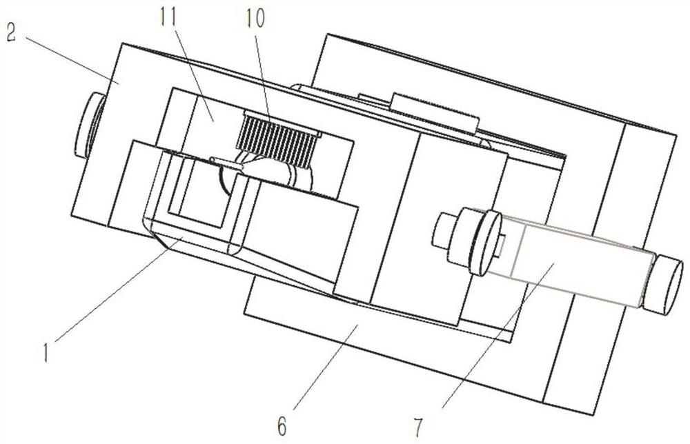 Needle insertion device for float needle