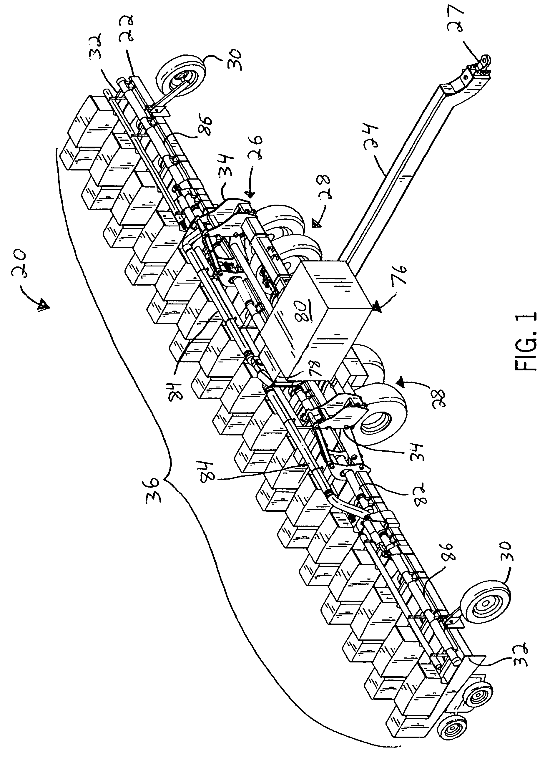 Suspension system for planting unit