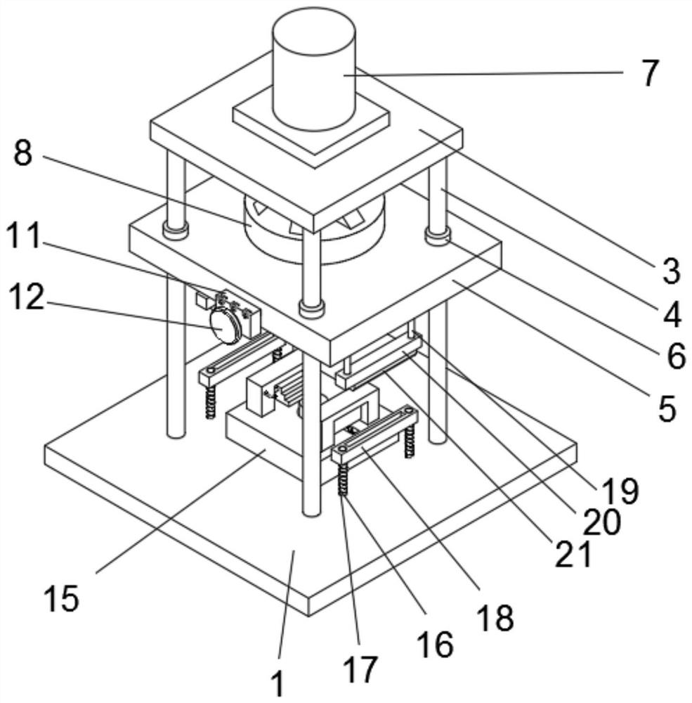 Aluminum alloy profile stamping equipment