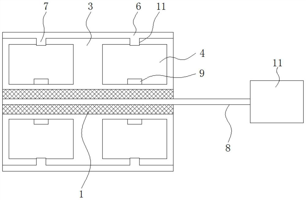 A new energy vehicle cooling charging cable