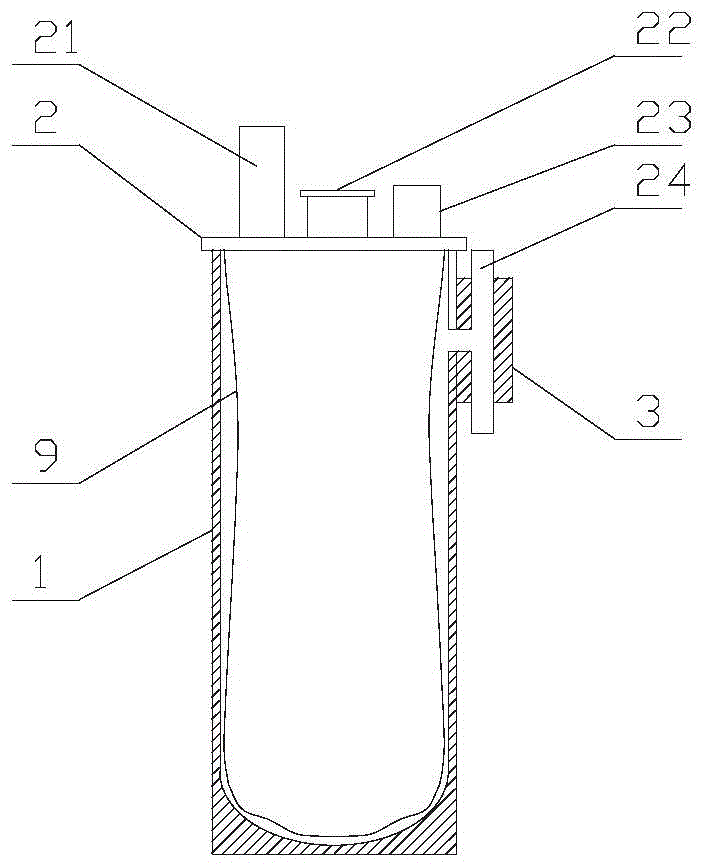 A disposable negative pressure collection device