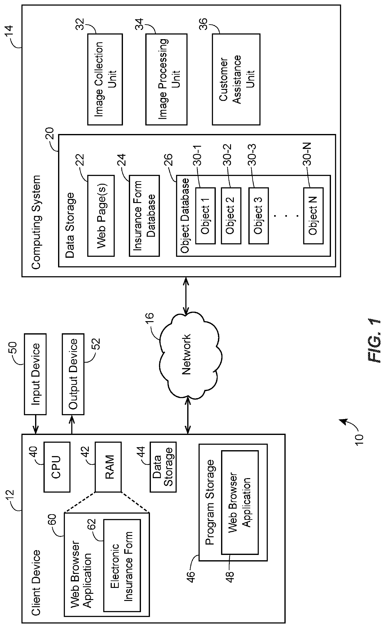 System and method for using object recognition to facilitate the collection of insurance information