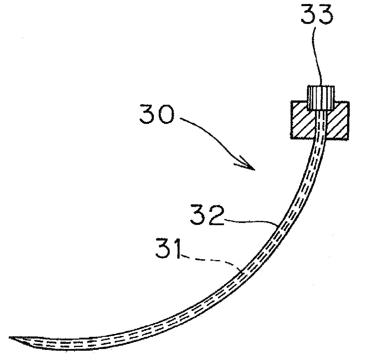 Method for harvesting bone marrow and its medical apparatus