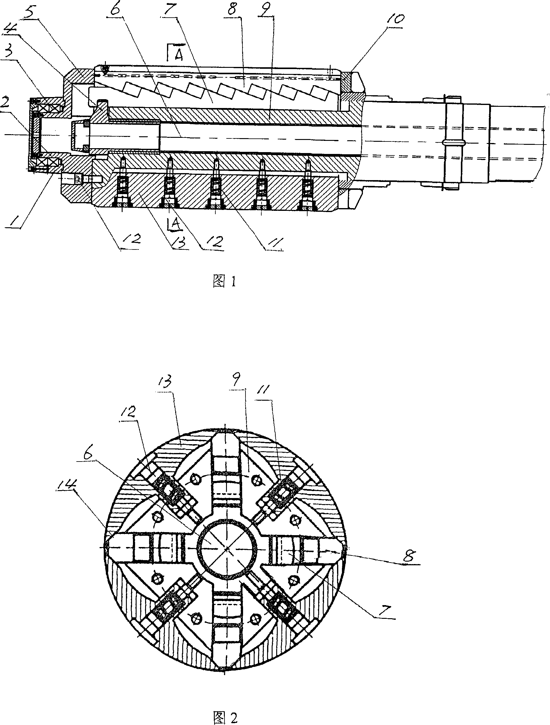 Gapless full-hydraulic expansion and retraction reel