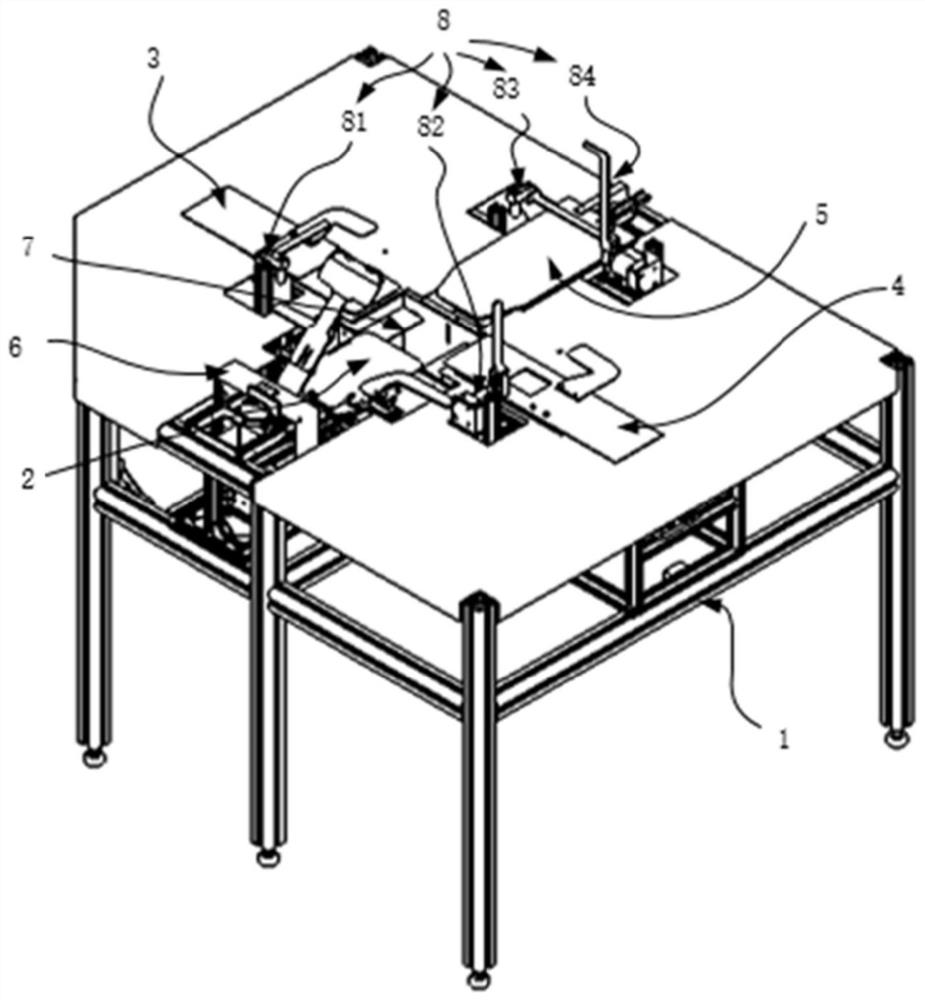 Folding packing equipment applicable to flexible material