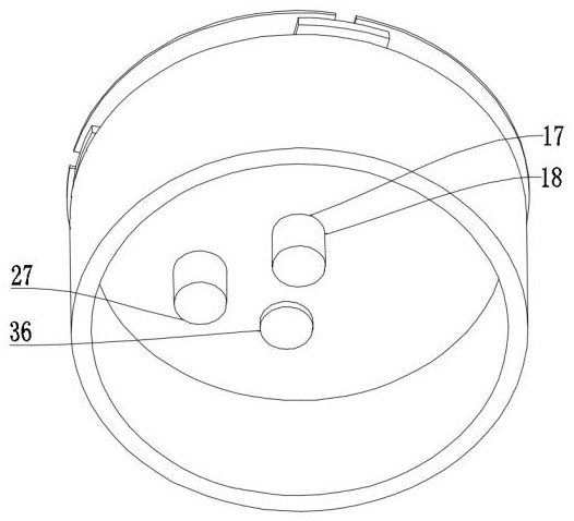 Geometric space gathering and scattering type gathering semi-rotating self-service electronic product selling flower disc