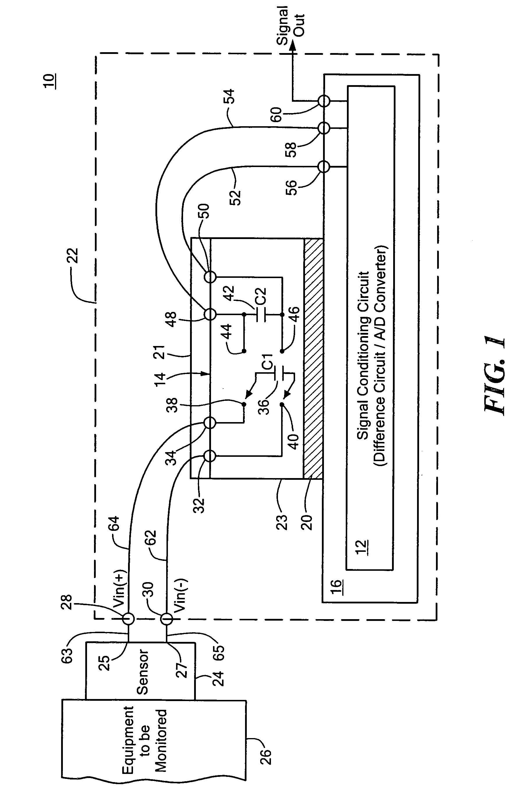 Galvanically isolated signal conditioning system