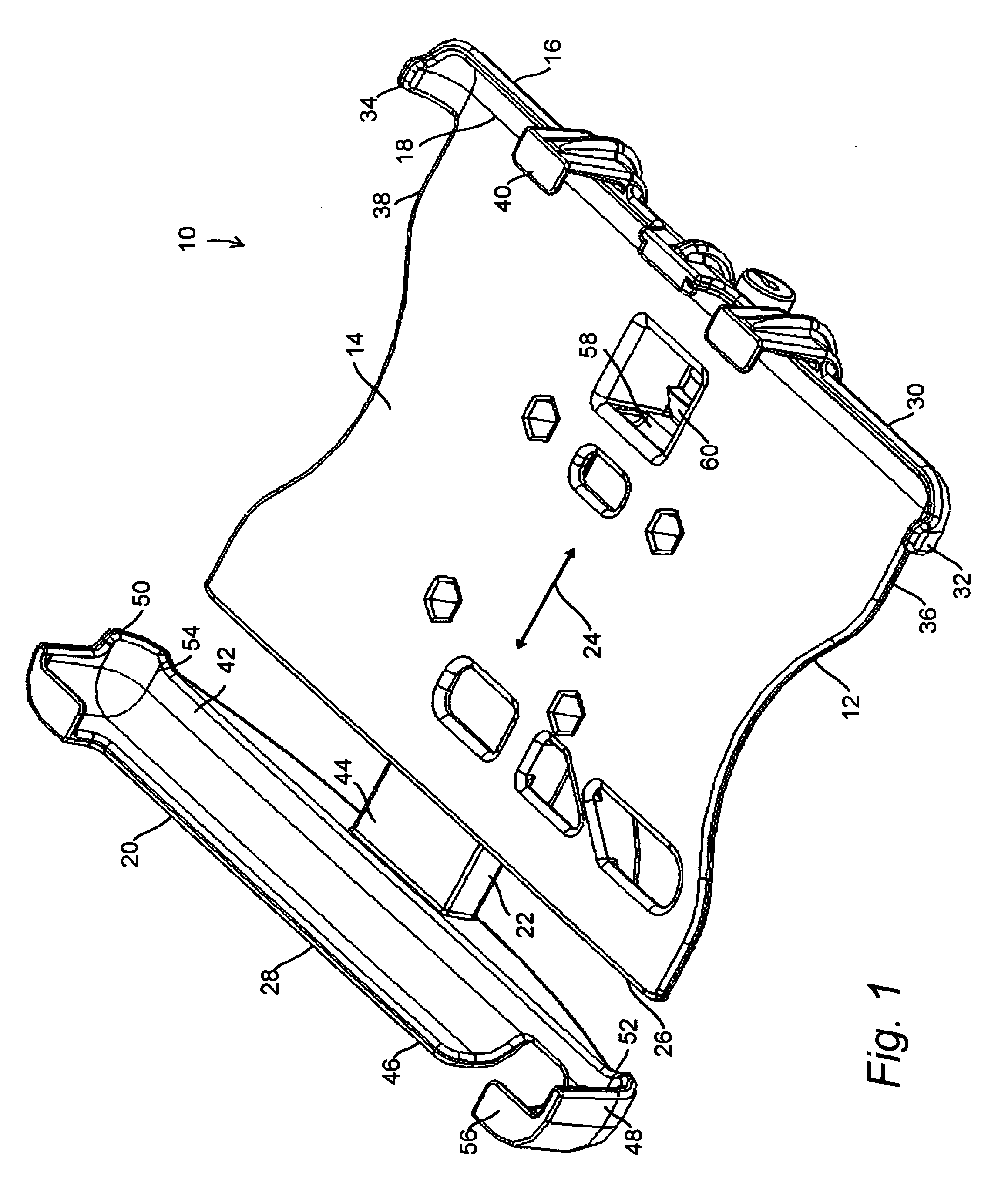 Quick release electronics platform