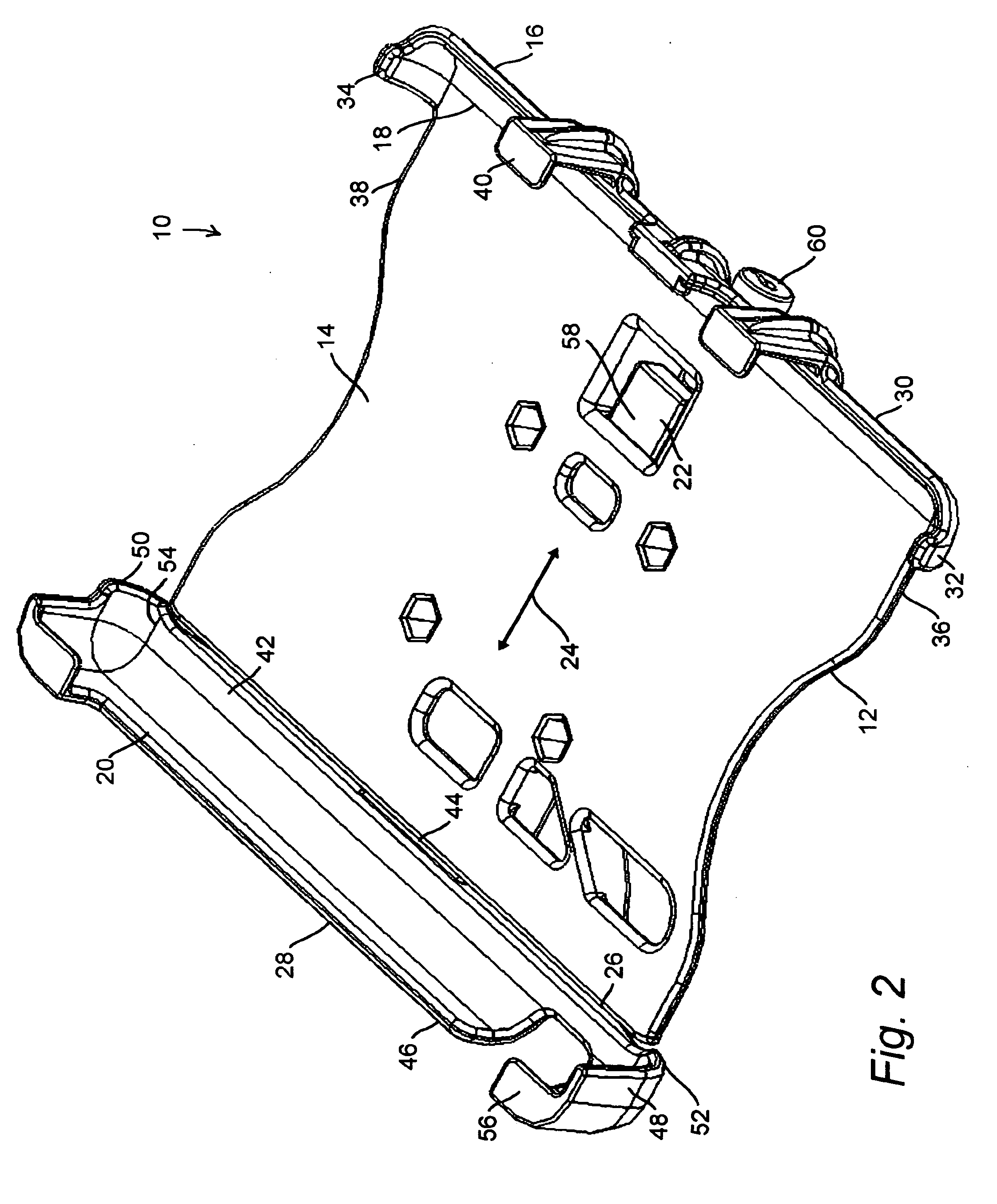 Quick release electronics platform