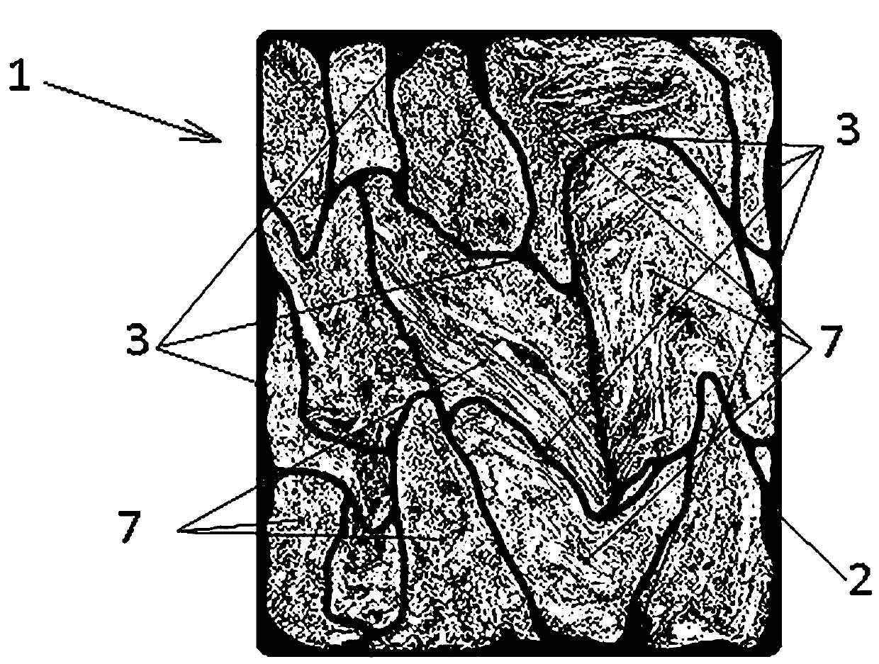 A method for producing sustainable composite materials designed for the production of elements for structural or non-structural use, and the material obtained