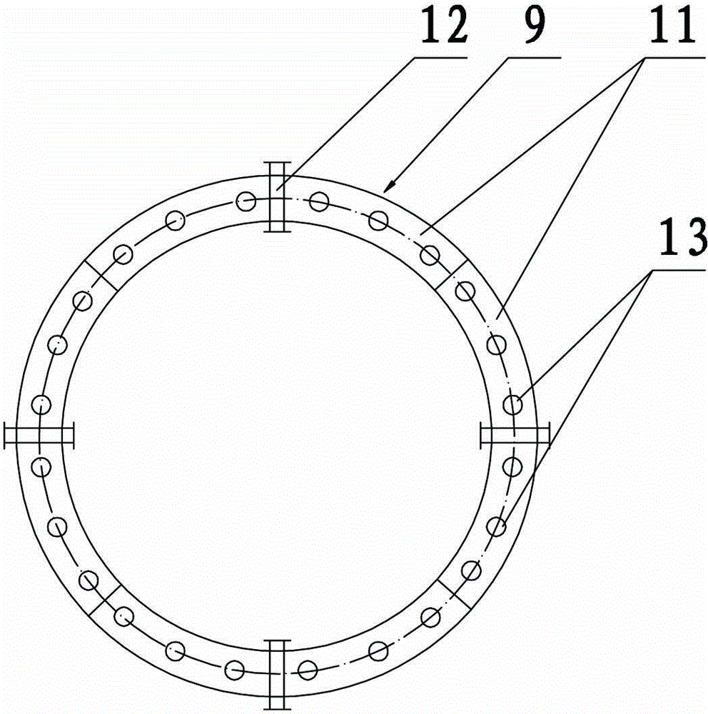 Ammonification reaction vessel for rapidly recycling ammonia gas