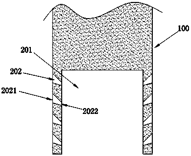 Sampling stick for feces sampling device