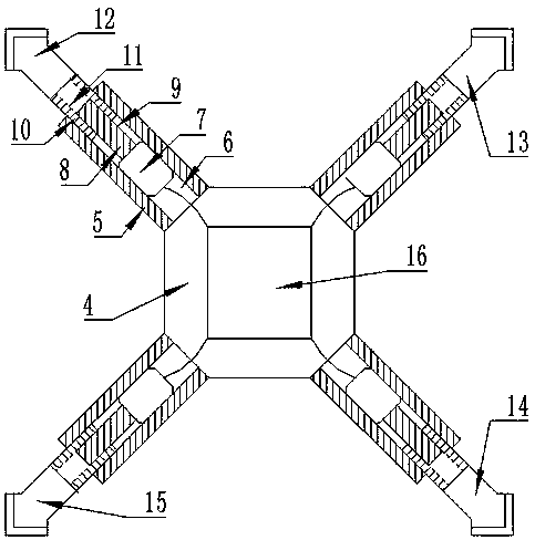 Fixing device for automatic delivery system trolley for building